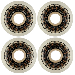 Bones Skateboard Wheels 54mm X-Formula X-Ninety-Nine V6 Wide-Cut 99A XF Grippin
