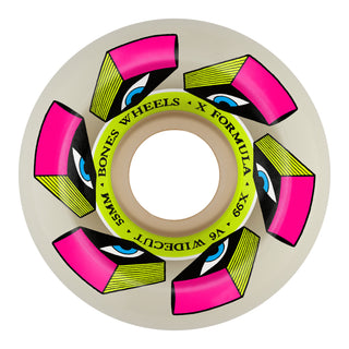 Bones Skateboard Wheels 55mm X-Formula 99A V6 Widecut Look Book