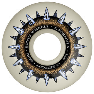 Bones Skateboard Wheels 56mm X-Formula 95A V5 Street Cleats
