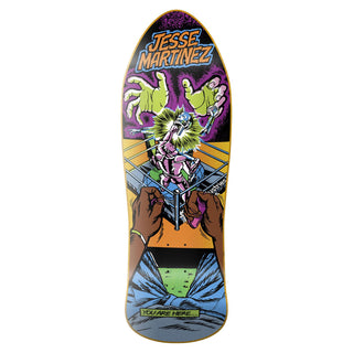 World Industries Skateboard Deck Jesse Martinez Rock em Sock Em Black 10.126" x 31"
