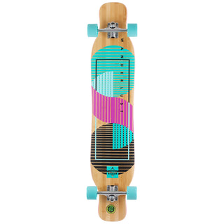 Dusters Longboard Wanderlust Teal/Purple Dancer 9.5" x 47"