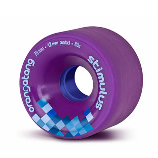 Orangatang Longboard Wheels Stimulus Purple 70mm 83A