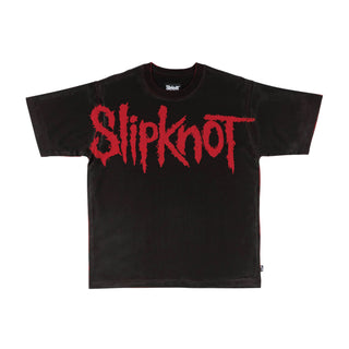 Welcome x Slipknot Shirt Barcode Overprint Black/Red