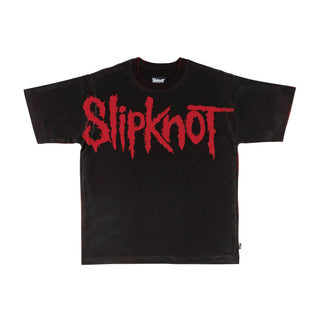 Welcome x Slipknot Shirt Barcode Overprint Black/Red
