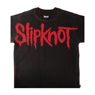 Welcome x Slipknot Shirt Barcode Overprint Black/Red