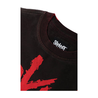 Welcome x Slipknot Shirt Barcode Overprint Black/Red