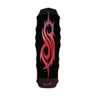 Welcome x Slipknot Skateboard Deck Tribal S On Widow Purple/Red Stain 10"