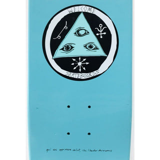 Welcome Skateboard Deck Sloth on Phoenix Teal 8.0" x 32"