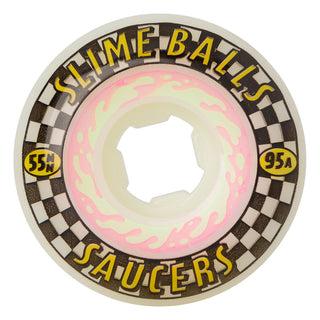 Slime Balls Wheels 55mm Saucers 95A White
