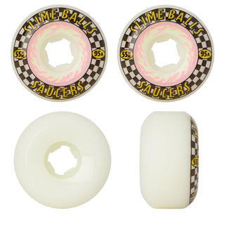 Slime Balls Wheels 55mm Saucers 95A White