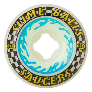 Slime Balls Wheels 57mm Saucers 95A White