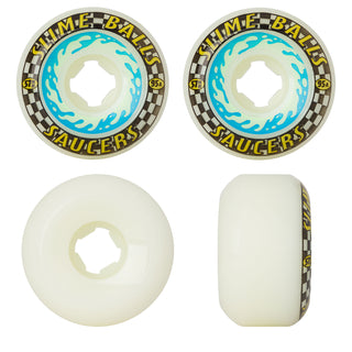 Slime Balls Wheels 57mm Saucers 95A White