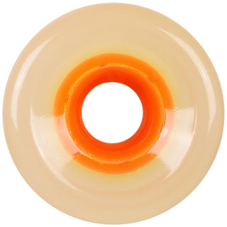 Blank Skateboard Longboard Wheels 84A USA Made Peach 62mm x 33mm