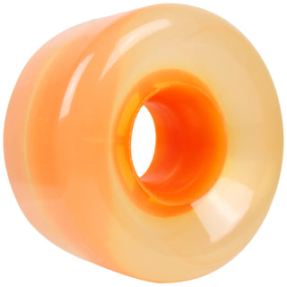 Blank Skateboard Longboard Wheels 84A USA Made Peach 62mm x 33mm