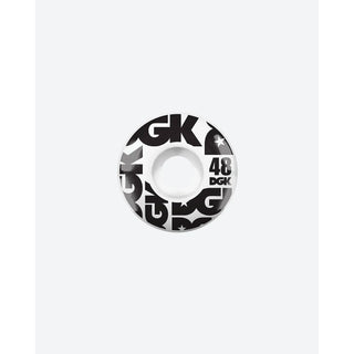 DGK Skateboard Wheels 48mm Street Formula 101A White