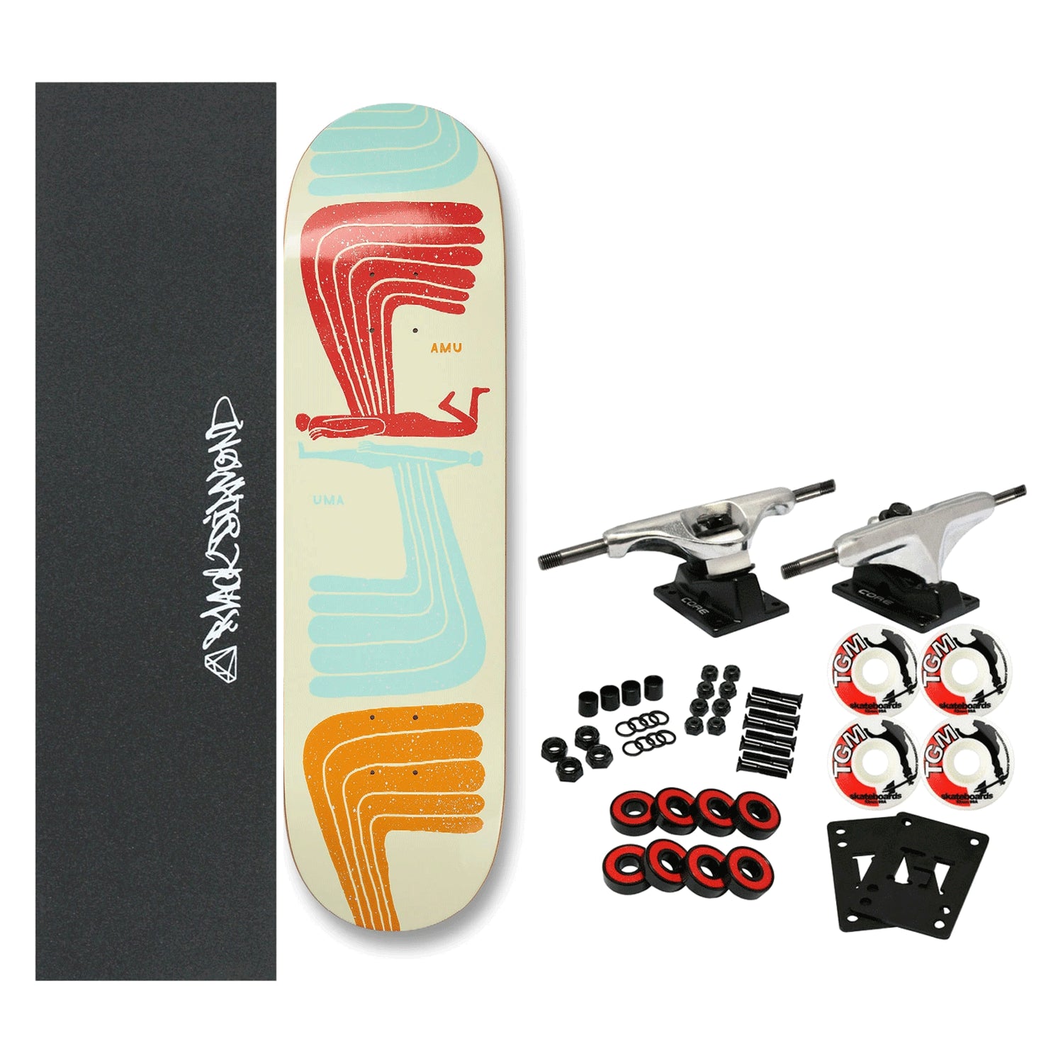 超人気高品質 Uma Landsleds Complete WingWing 8.0 スケートボード