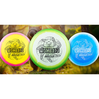 Innova Disc Golf Halo Star Wombat3 Midrange 5/6/-1/0 Pink Yellow/Yellow 158 grams