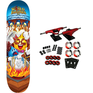 World Industries Skateboard Complete Cooked 8.3" x 32"