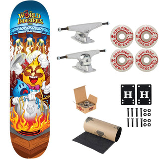 World Industies Skateboard Complete Cooked 8.3" Ft. Krux/Spitfire/Independent