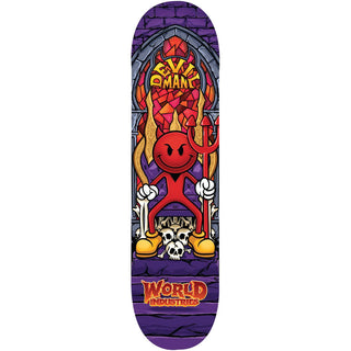 World Industries Skateboard Complete Devilman Stained Glass 8.5" x 32.2"