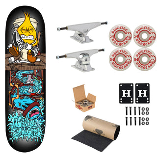 World Industries Premium Skateboard Complete Flushed 8.5" Ft. Krux/Spitfire/Independent