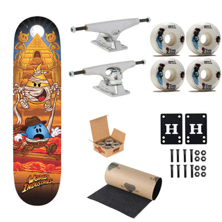 World Industries Skateboard Temple of Doom 8.25" Krux, Independent, Sml Upgrade