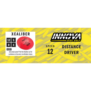 Innova Disc Golf Champion Xcaliber Distance Driver 12/5/0/4 Pink/Black 170 grams