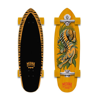 YOW Surfskate Cruiser Skateboard Medina Bengal 9.85" x 33"