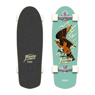 YOW Surfskate Cruiser Skateboard Fanning Falcon Driver 10" x 32.5"