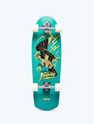 YOW Surfskate Cruiser Skateboard Fanning Falcon Driver 10" x 32.5"