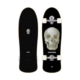 YOW Surfskate Cruiser Skateboard Skalle 10" x 34"