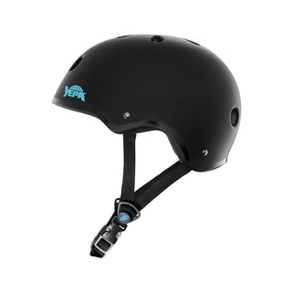 Yepa Skateboard Helmet T-Shell Pro Tony Hawk Matte Black/Teal - Certified