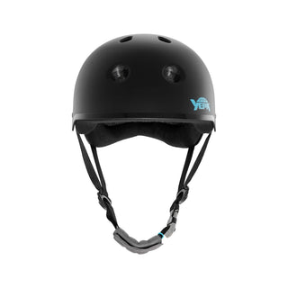 Yepa Skateboard Helmet T-Shell Pro Tony Hawk Matte Black/Teal - Certified