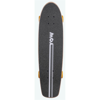 YOW Skateboard Surf Cruiser Complete Vermont 7.6" x 28.5" Natural/Orange