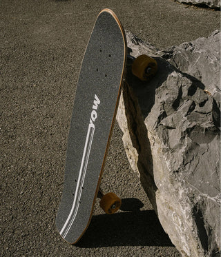 YOW Skateboard Surf Cruiser Complete Vermont 7.6" x 28.5" Natural/Orange