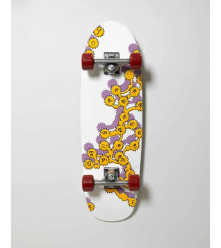 YOW Skateboard Complete Luster Egg Friends White 9.0" x 29.25" Cruiser