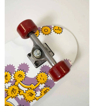 YOW Skateboard Complete Luster Egg Friends White 9.0" x 29.25" Cruiser