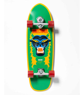 YOW Skateboard Complete Medina Panthera Green 10.5" x 33.5" Surfskate