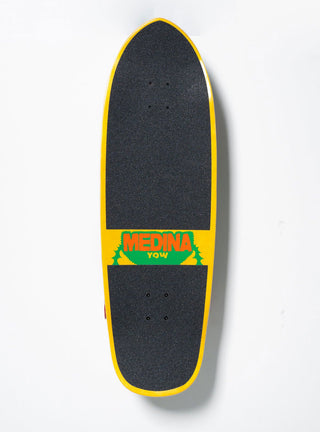 YOW Skateboard Complete Medina Panthera Green 10.5" x 33.5" Surfskate