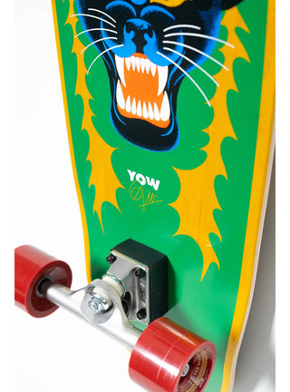 YOW Skateboard Complete Medina Panthera Green 10.5" x 33.5" Surfskate