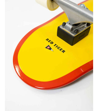 YOW Skateboard Complete Red Tiger Pyzel 10.25" x 32.6" Surfskate