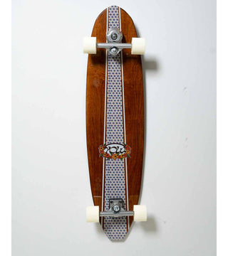 YOW Skateboard Complete Waikiki Brown 10" x 40" Surfskate