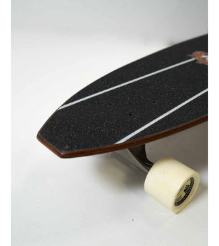 YOW Skateboard Complete Waikiki Brown 10" x 40" Surfskate