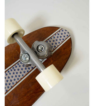 YOW Skateboard Complete Waikiki Brown 10" x 40" Surfskate