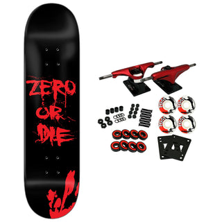 Zero Skateboard Complete Zero or Die Red 8.5" x 32.3"