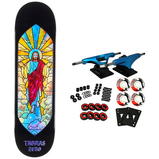 Zero Skateboard Complete Thomas Stained Glass 8.25" x 31.9"