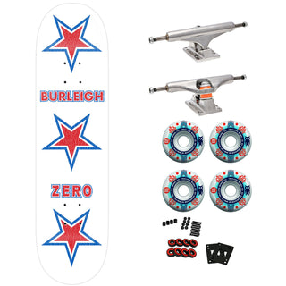 Zero Premium Skateboard with Indy Trucks, Triclops Wheels 8.25" Burleigh American Zero