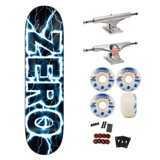 Zero Premium Skateboard with Indy Trucks, Triclops Wheels 8.25" Lightning Army