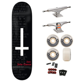 Zero Premium Skateboard with Indy Trucks, Triclops Wheels 8.25" Thomas Cross of Peter