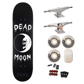 Zero Premium Skateboard with Indy Trucks, Triclops Wheels 8.25" Dead Moon OG
